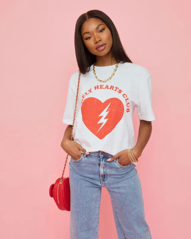 Lonely Hearts Club Cotton Tee sold by Vici