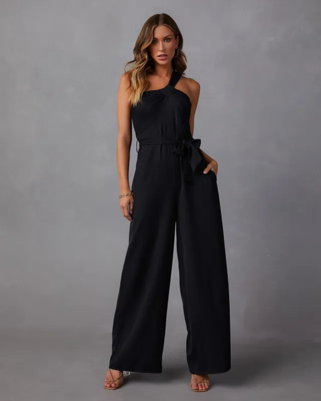 Sheffield One Shoulder Jumpsuit sold by Vici