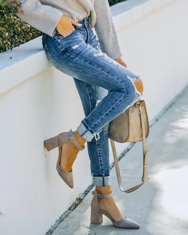 Nancy Faux Suede Pointed Heel - FINAL SALE sold by Vici