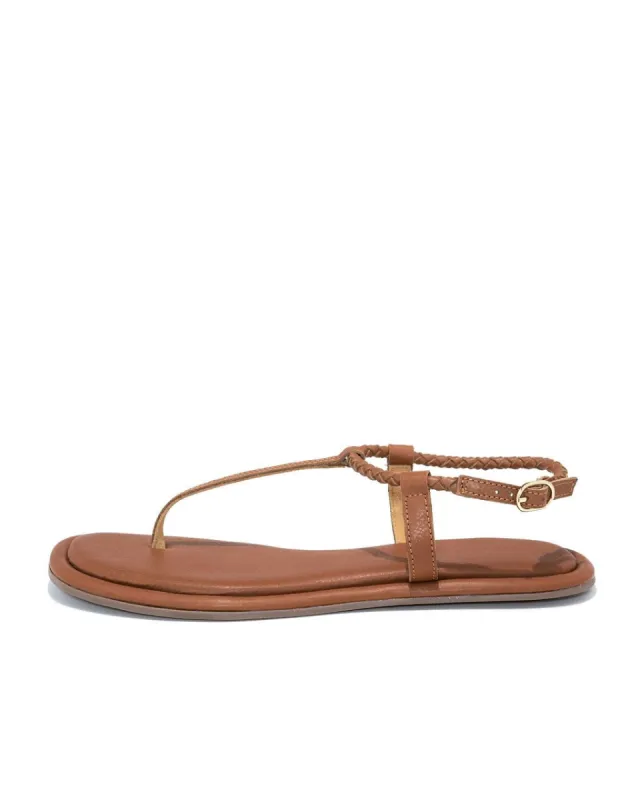 Lively Braided Sandal - Cognac - FINAL SALE sold by Vici