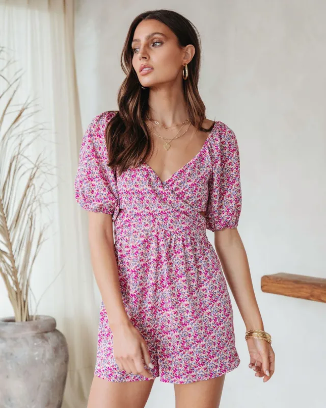 Still The One Floral Cutout Romper sold by Vici