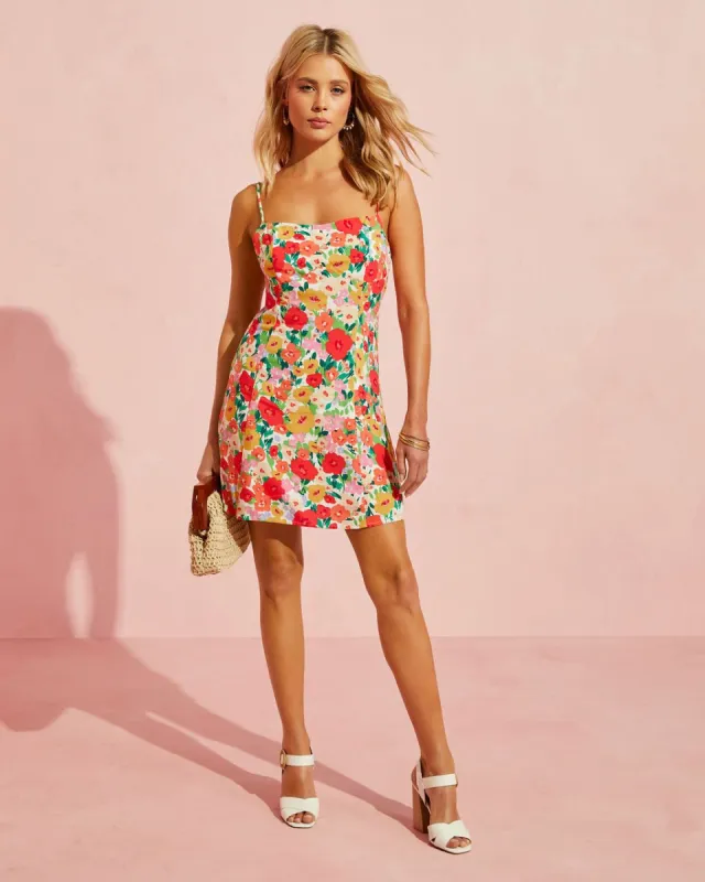Summer Blooms Mini Dress sold by Vici