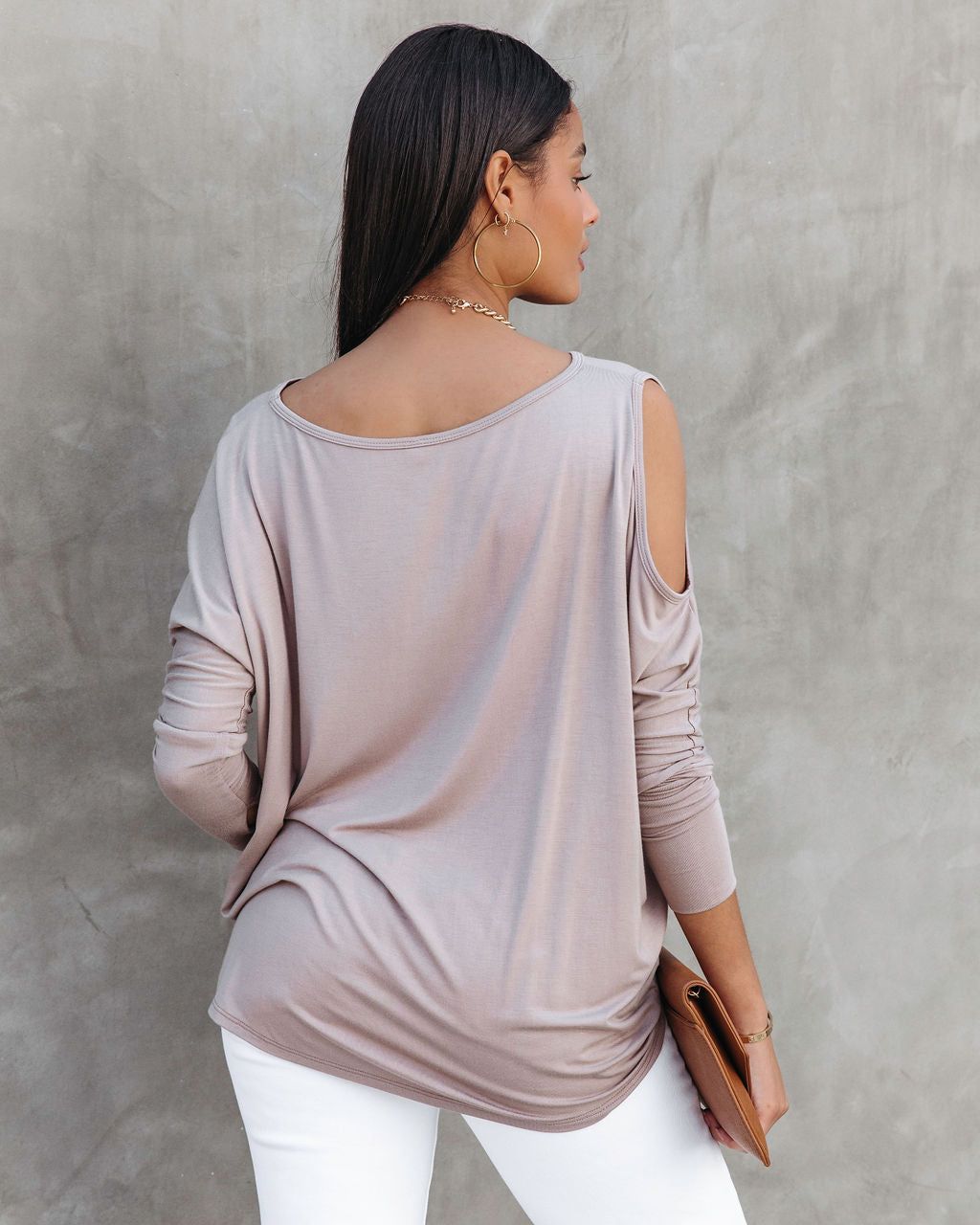 Cadillac Cutout Long Sleeve Top - Mocha - FINAL SALE sold by Vici product image thumbnail 4