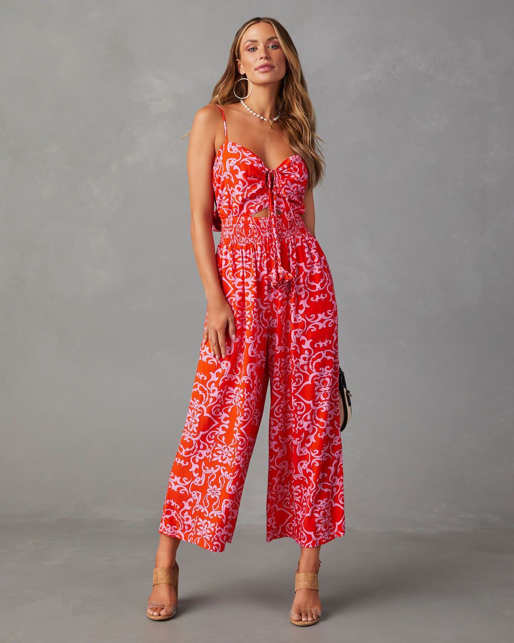 Isla Bella Printed Jumpsuit sold by Vici