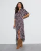 Demie Short Sleeve Maxi Dress sold by Vici