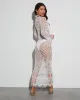 Bendita Crochet Knit Cover Up Maxi Dress sold by Vici