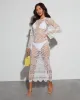 Bendita Crochet Knit Cover Up Maxi Dress sold by Vici