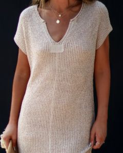 Heat Things Up Crochet Knit Maxi Dress sold by Vici