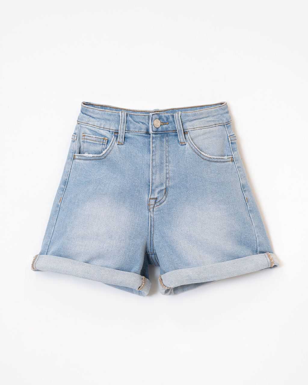 Remi High Rise Cuffed Mom Shorts - FINAL SALE sold by Vici product image thumbnail 3