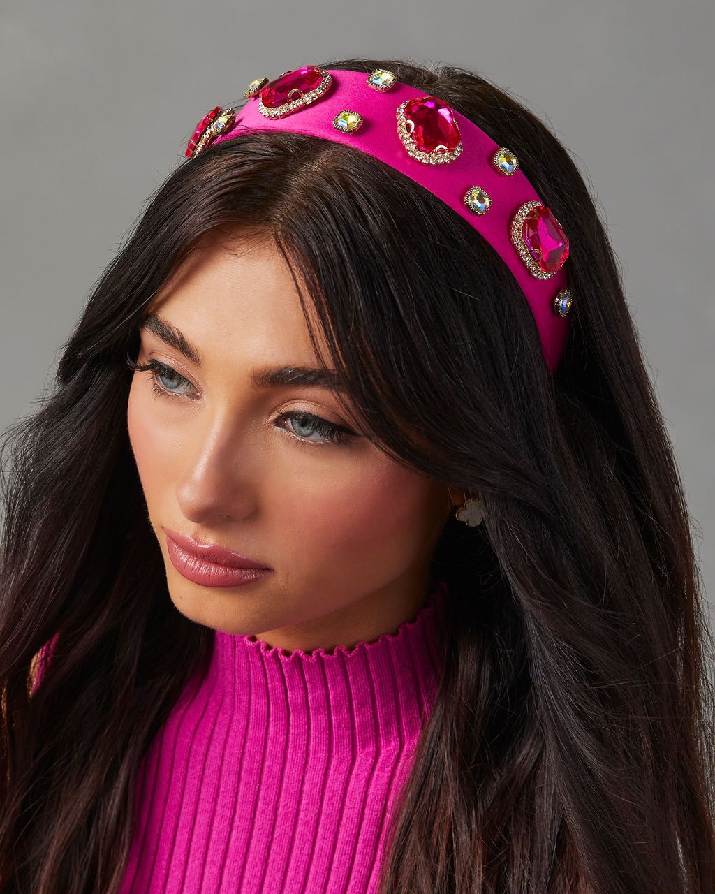Verdana Gem Headband - Pink sold by Vici product image thumbnail 3