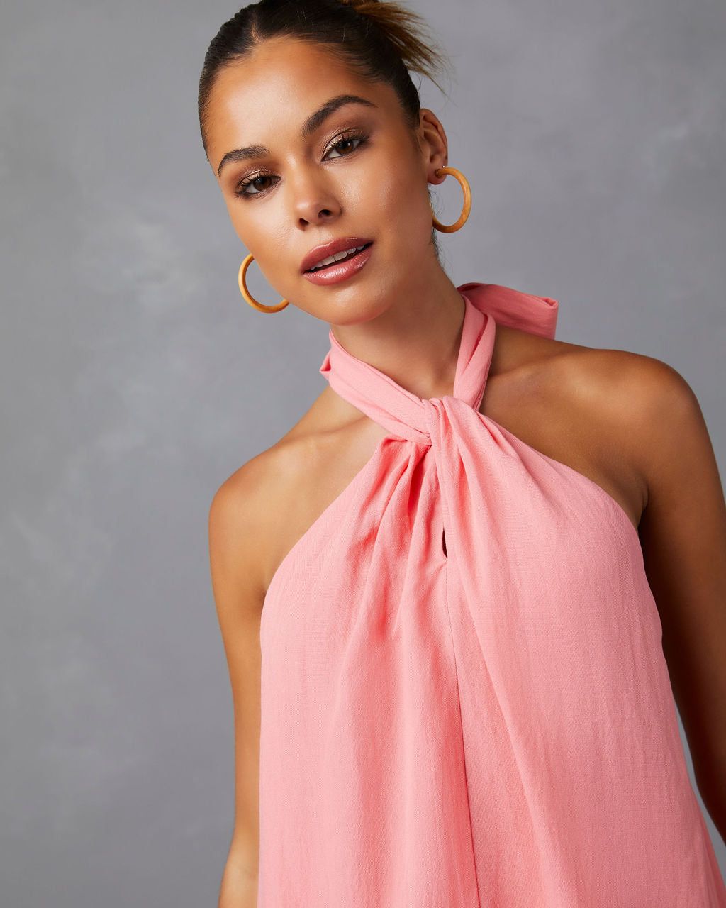 Kaliani Halter Mini Dress sold by Vici product image thumbnail 3
