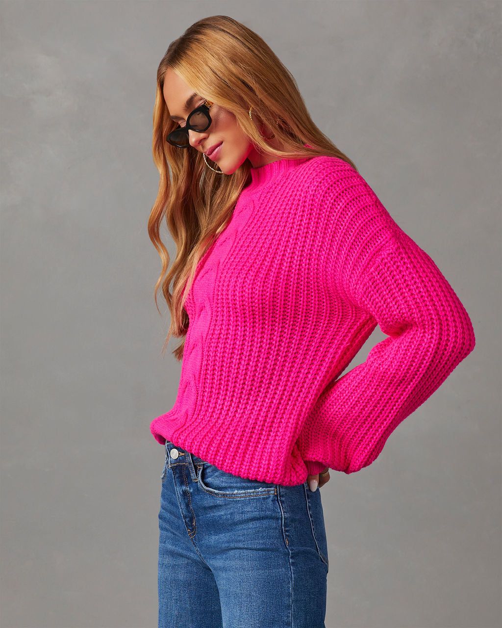 Rossi Cable Knit Sweater sold by Vici product image thumbnail 4