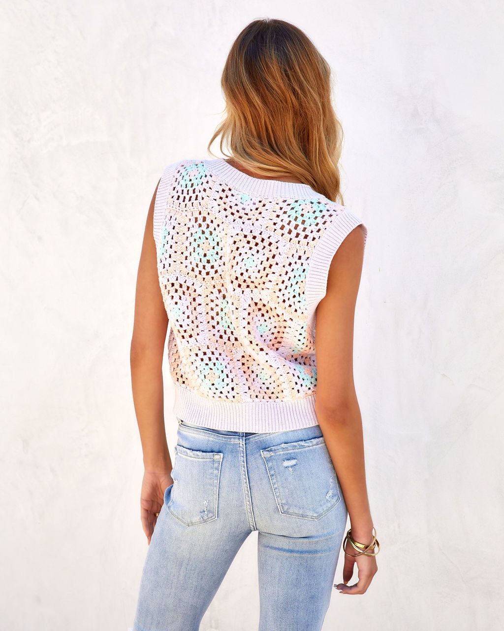In Your Dreams Crochet Knit Top sold by Vici product image thumbnail 2