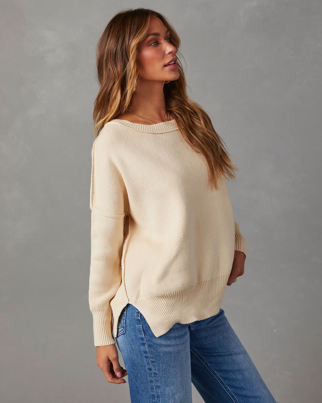 Tamlynn Sweater - Beige sold by Vici product image thumbnail 3