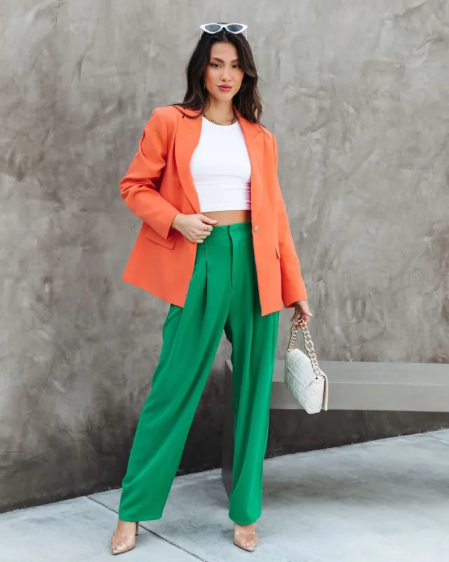 Khloe Pocketed Blazer sold by Vici