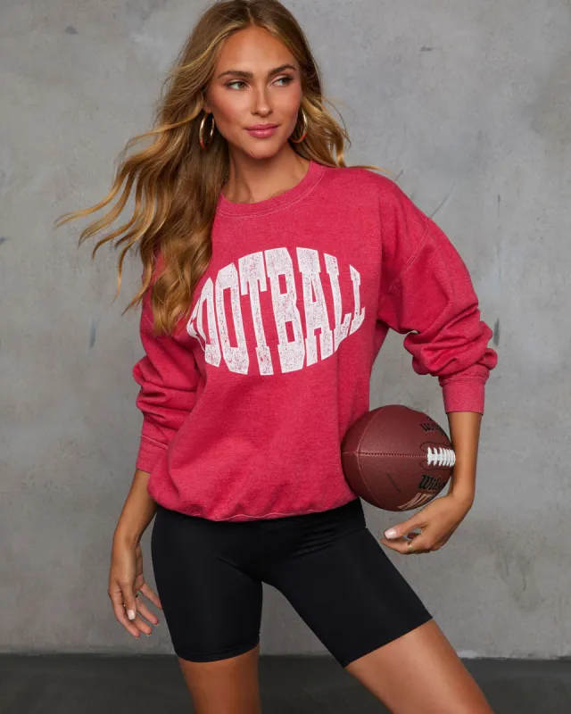 Football Season Graphic Sweatshirt sold by Vici