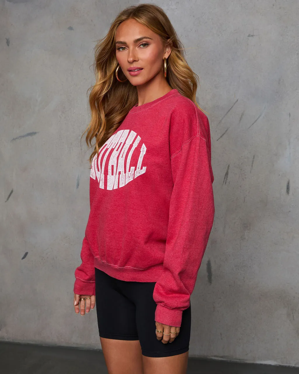 Football Season Graphic Sweatshirt sold by Vici product image thumbnail 3