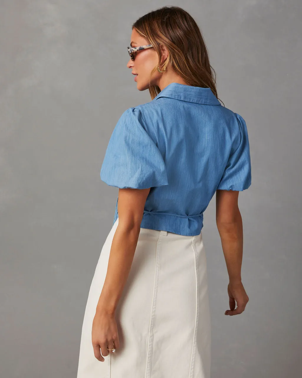 Allena Woven Wrap Top sold by Vici product image thumbnail 3