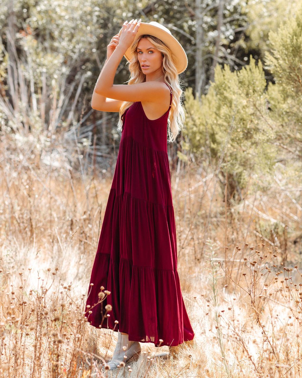 In Harmony Tiered Maxi Dress - FINAL SALE sold by Vici product image thumbnail 8