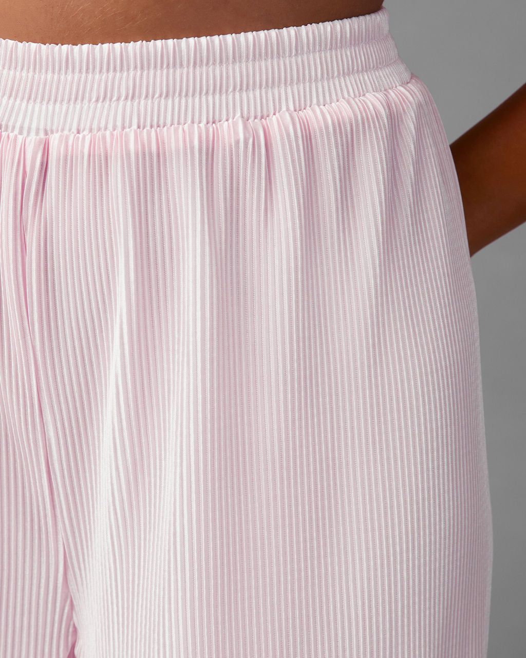 Cotton Candy Plisse Wide Leg Pants sold by Vici product image thumbnail 3
