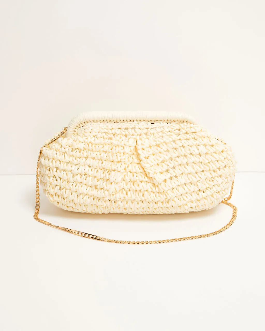 Poolside Straw Pouch Clutch sold by Vici product image thumbnail 2