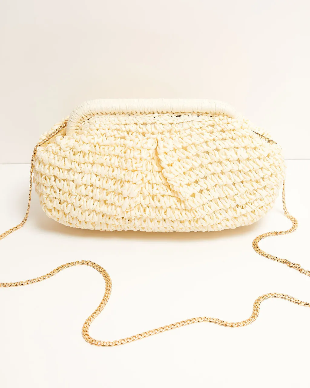 Poolside Straw Pouch Clutch sold by Vici product image thumbnail 5