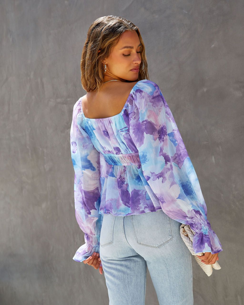 Botanic Bay Floral Front Tie Top - SALE sold by Vici product image thumbnail 3