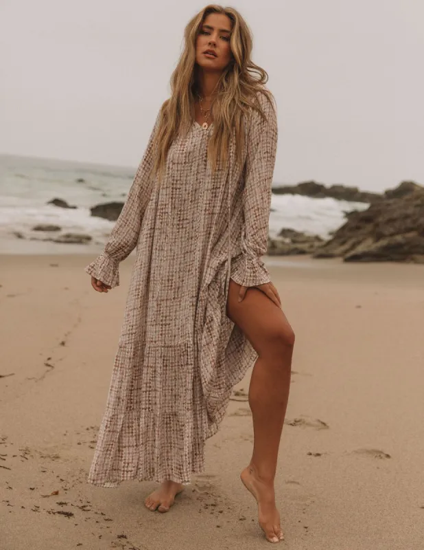 Bollinger Printed Boho Maxi Dress - FINAL SALE sold by Vici