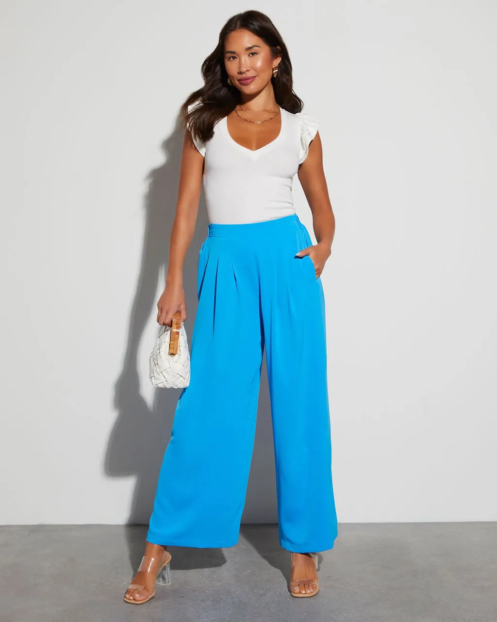 Banks Wide Leg Trouser Pants sold by Vici