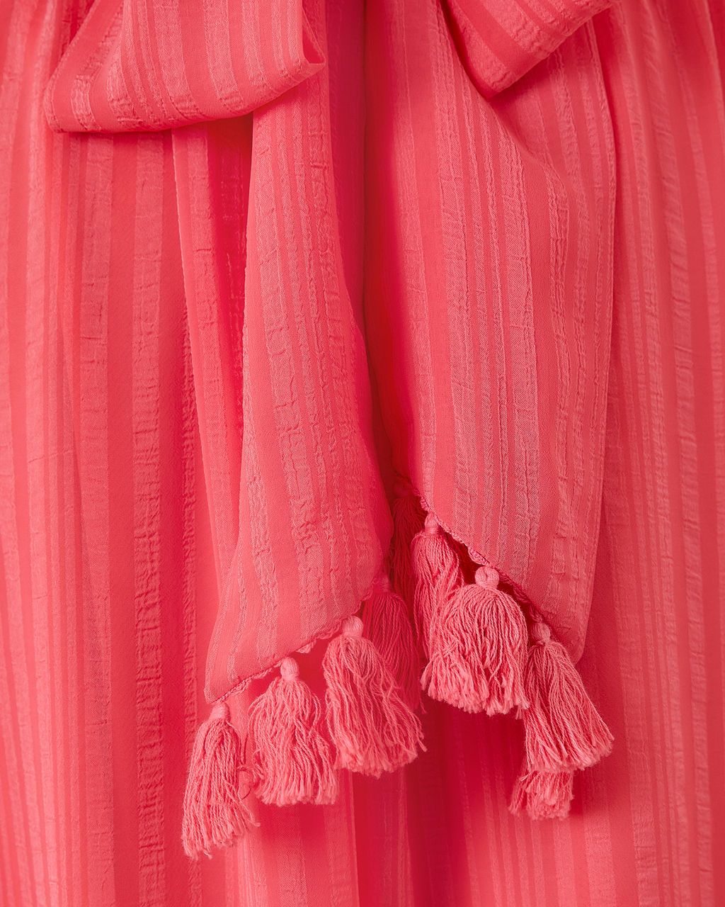 Celestia Strapless Tiered Maxi Dress - Coral - FINAL SALE sold by Vici product image thumbnail 3