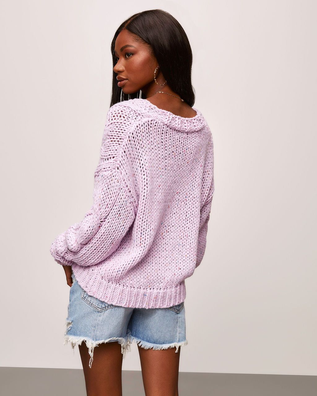 Marnie Cable Knit Button Front Cardigan sold by Vici product image thumbnail 2