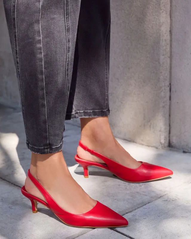 Graciela Slingback Kitten Heel sold by Vici