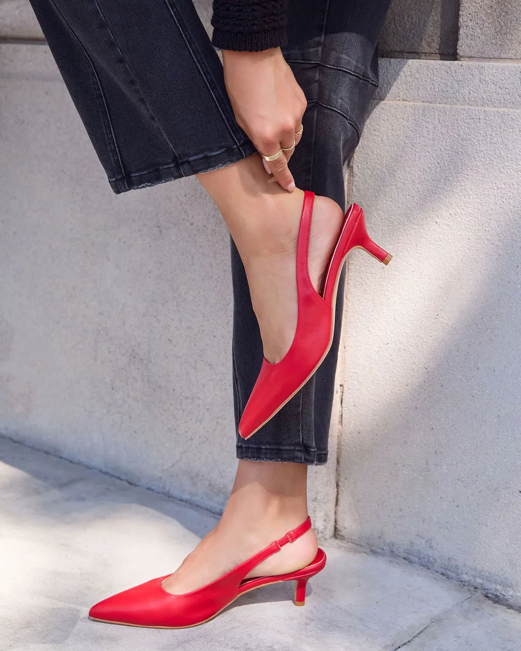 Graciela Slingback Kitten Heel sold by Vici product image thumbnail 3