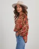 Italiano Paisley Button Down Blouse sold by Vici