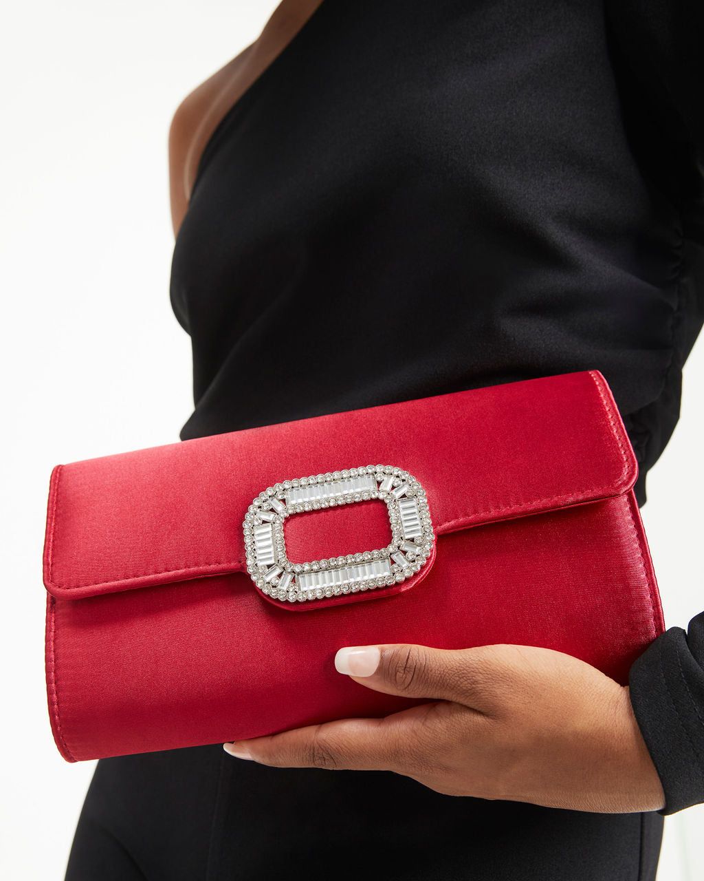 Celebration Satin Embellished Clutch sold by Vici product image thumbnail 3