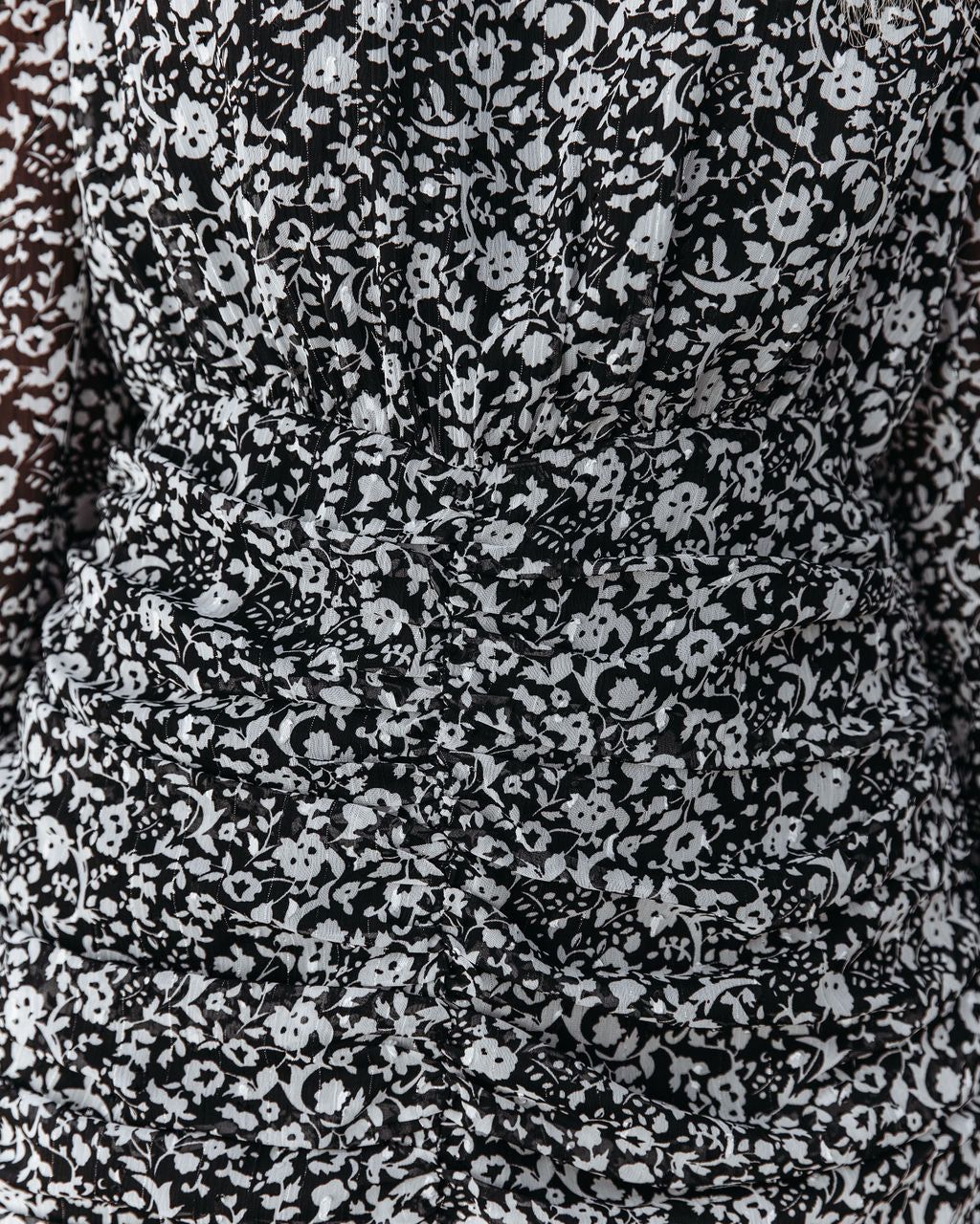 Jaylin Floral Ruched Mini Dress - FINAL SALE sold by Vici product image thumbnail 4