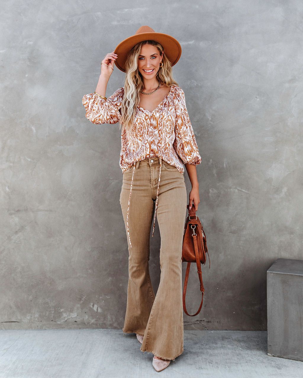 Wynnona Printed Lightweight Blouse sold by Vici product image thumbnail 3