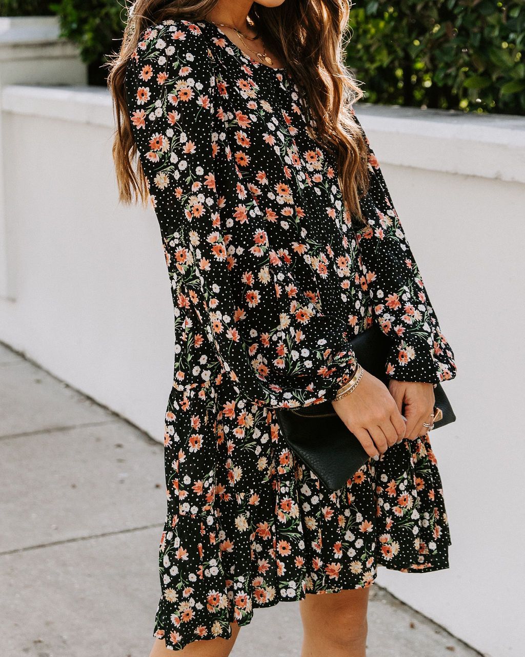 Begin Again Floral Tiered Babydoll Dress - FINAL SALE sold by Vici product image thumbnail 5