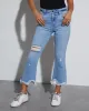 Keanu Super Stretch Crop Kick Flare Jeans sold by Vici