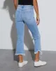 Keanu Super Stretch Crop Kick Flare Jeans sold by Vici