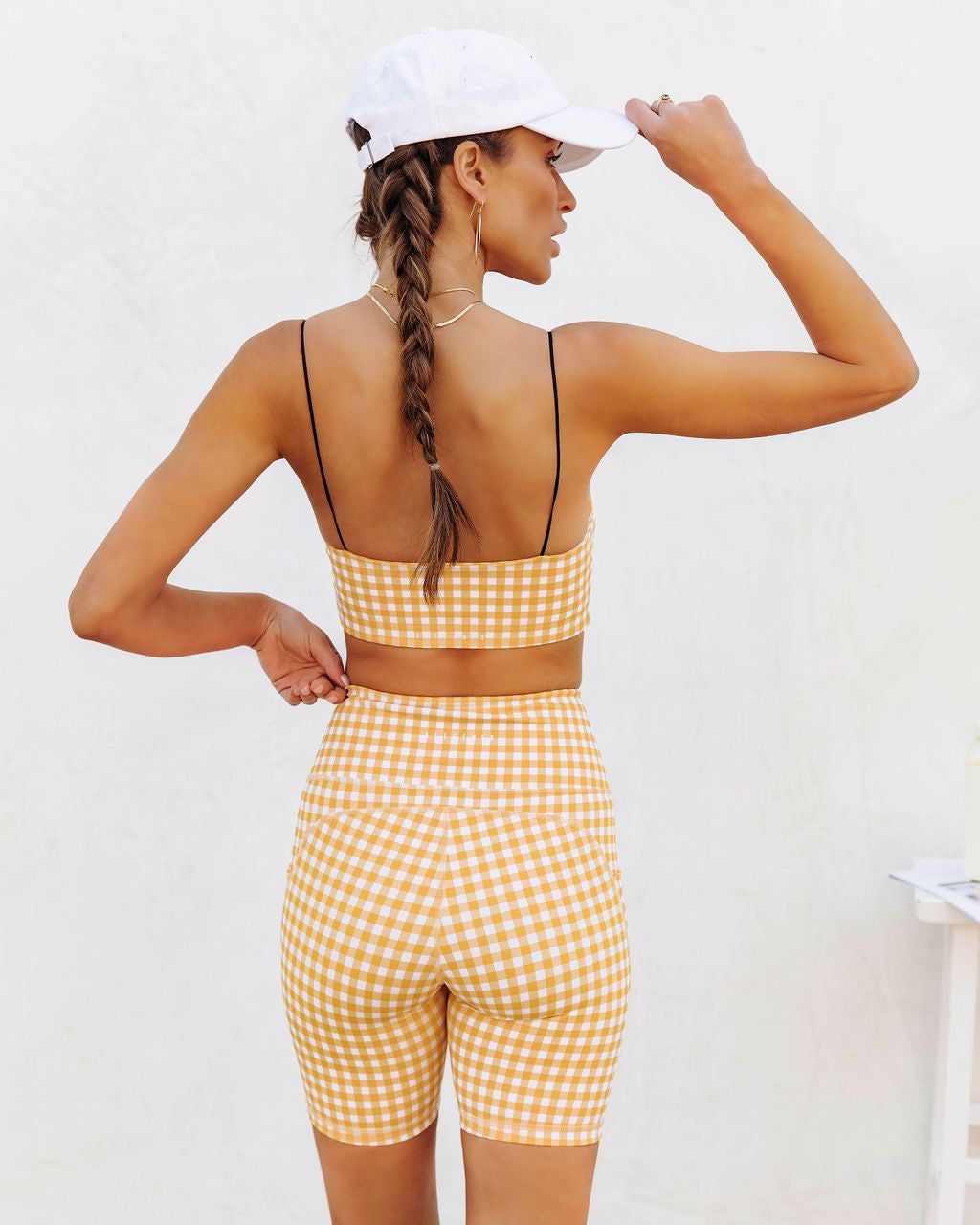 Gingham Gal Sports Bra - FINAL SALE sold by Vici product image thumbnail 4