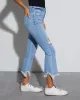 Keanu Super Stretch Crop Kick Flare Jeans sold by Vici