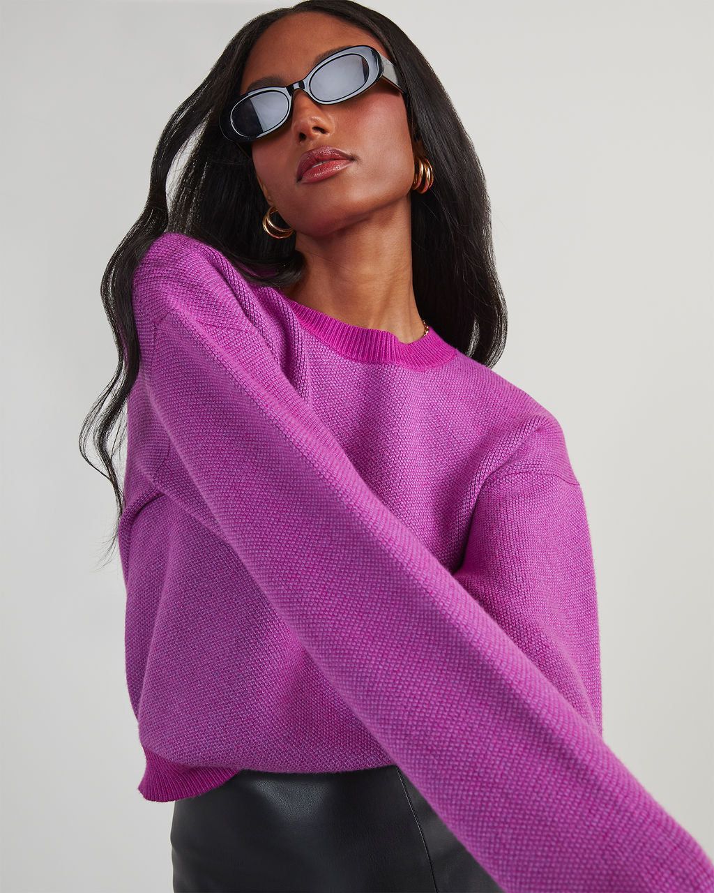 Touch Of Cool Knit Pullover Sweater sold by Vici product image thumbnail 2