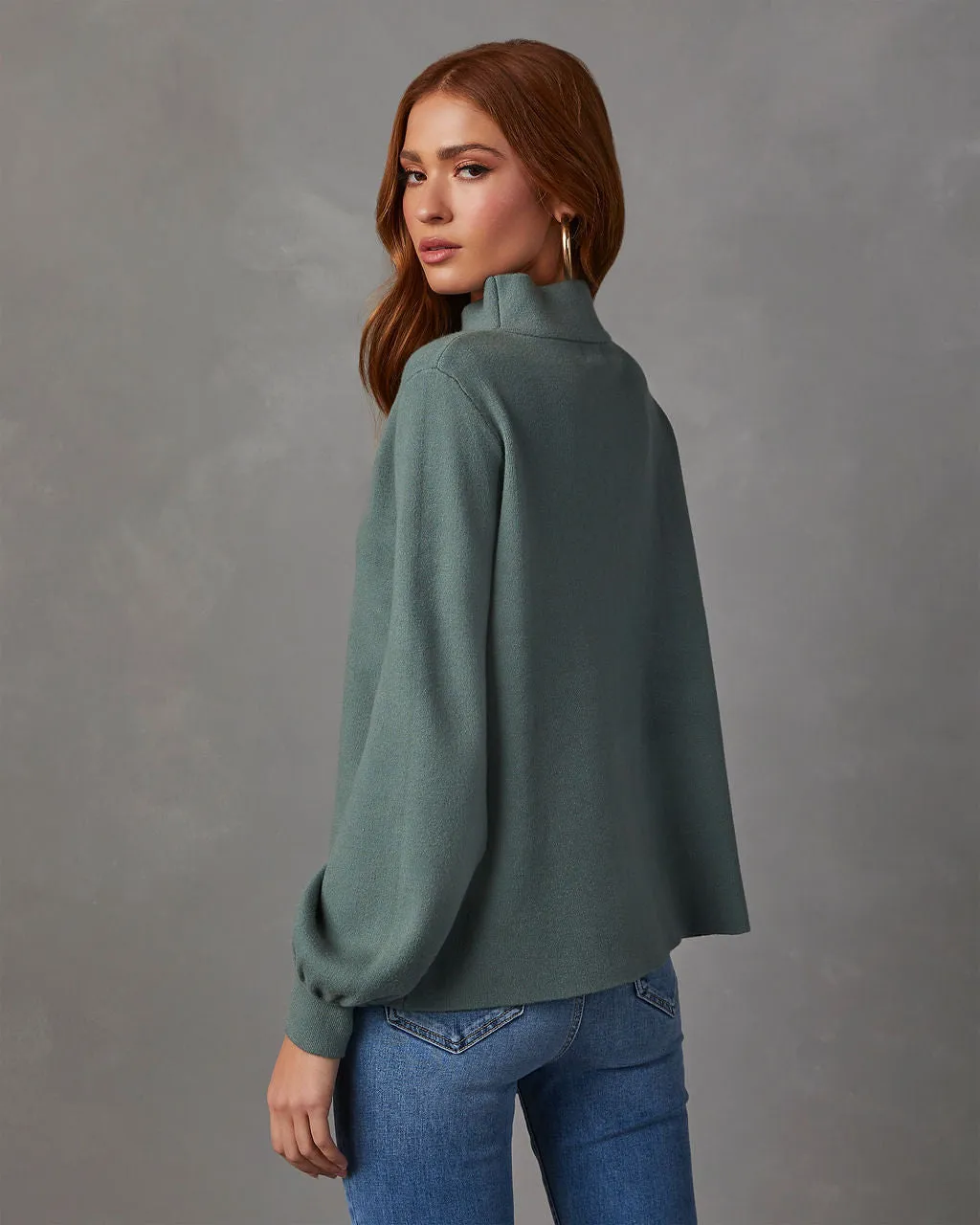 Kaplan Mock Neck Knit Sweater sold by Vici product image thumbnail 4