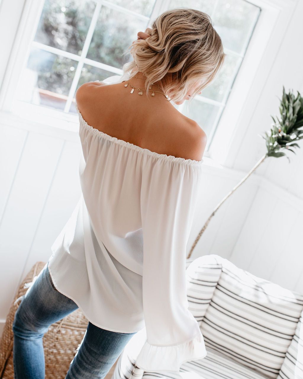 Classic Tale Blouse - White - FINAL SALE sold by Vici product image thumbnail 6