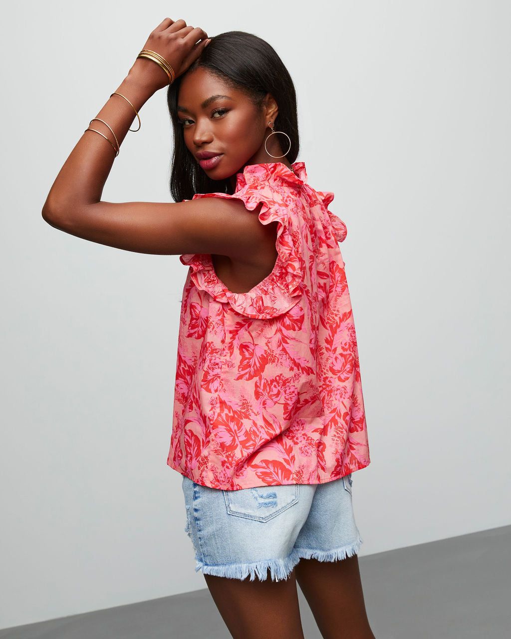 Tarot Ruffle Top sold by Vici product image thumbnail 2