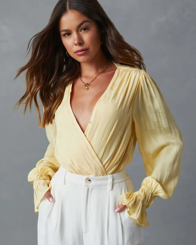 Checkmate Print Long Sleeve Bodysuit sold by Vici