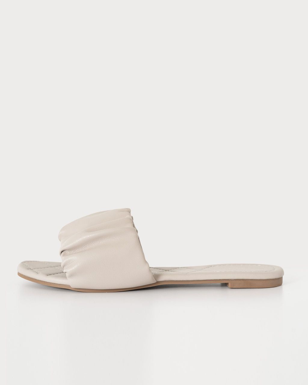 Hazy Faux Leather Sandal - Taupe - FINAL SALE sold by Vici