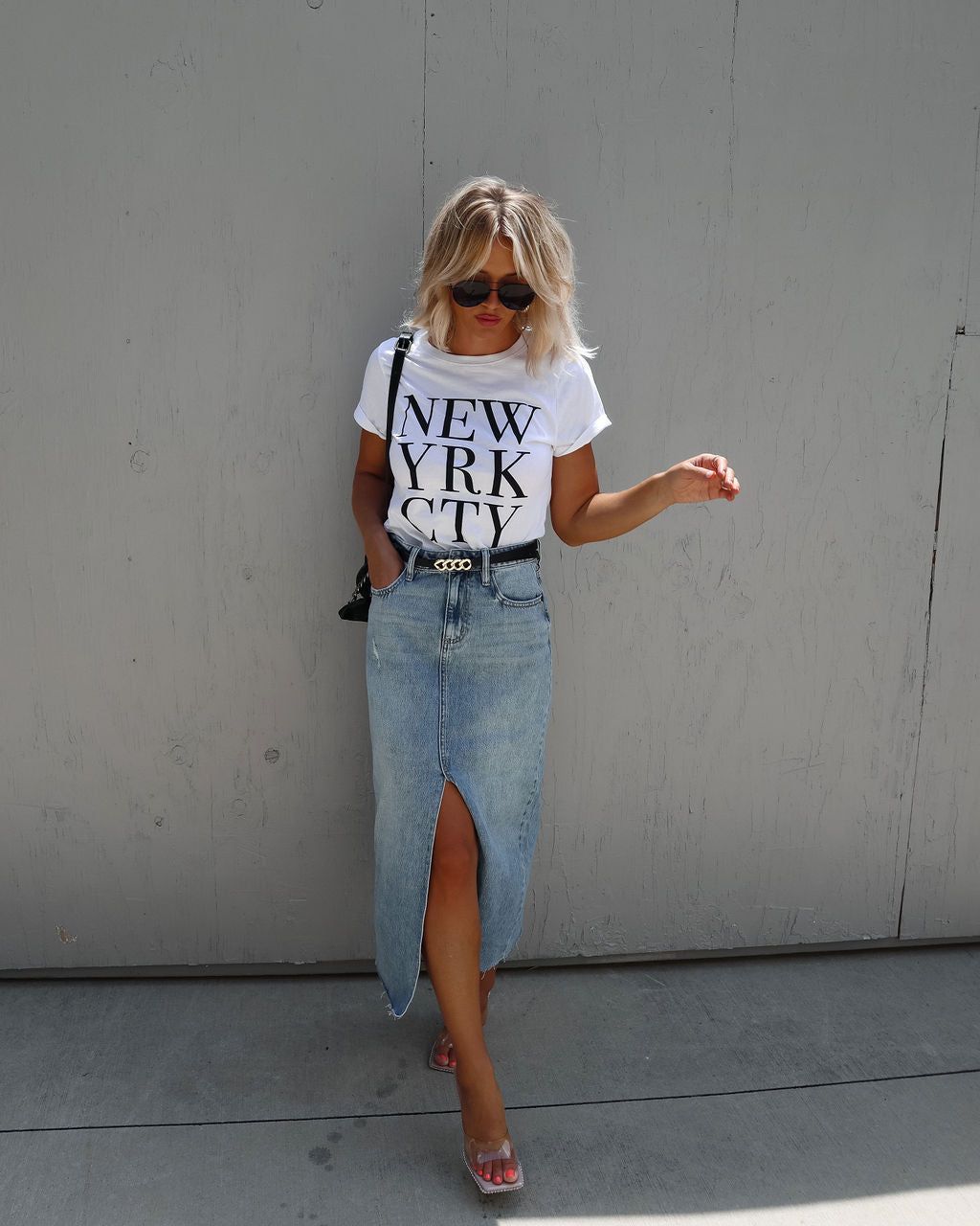 Nyc Cotton Graphic Tee sold by Vici product image thumbnail 5