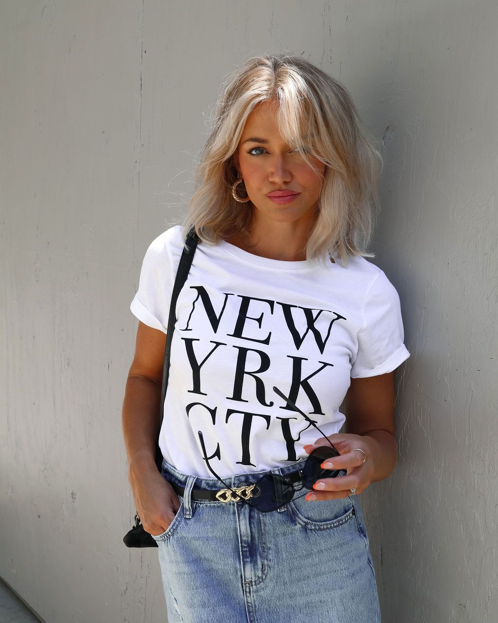 Nyc Cotton Graphic Tee sold by Vici product image thumbnail 2